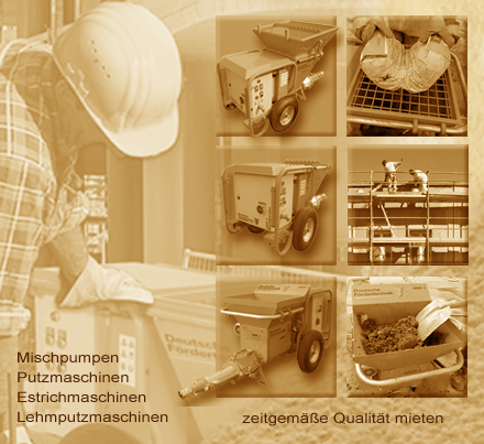 Verputzmaschine mieten